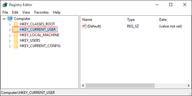 Registry Editor